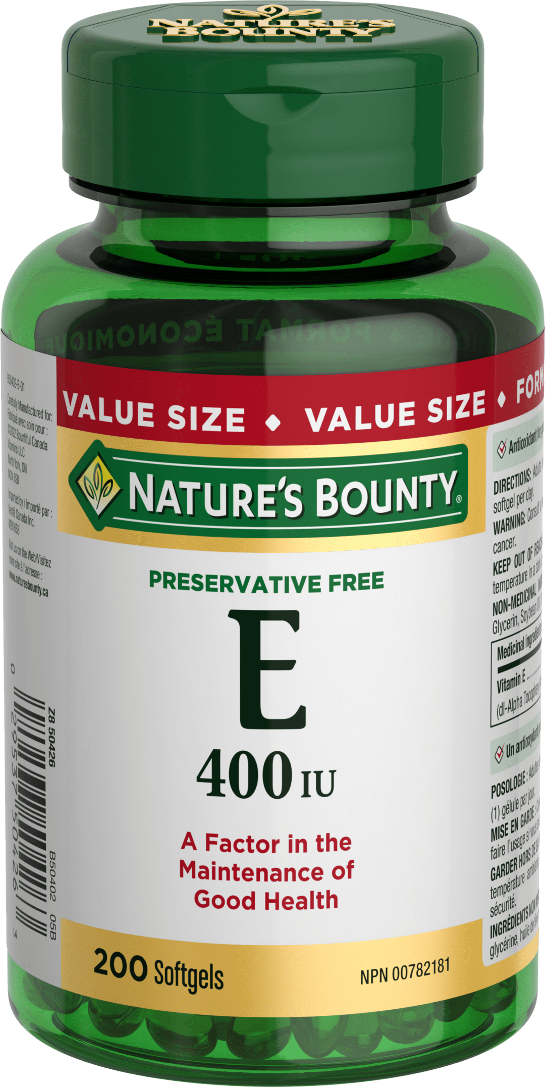 NBTY Vitamin E 400IU 24x200SFG CA