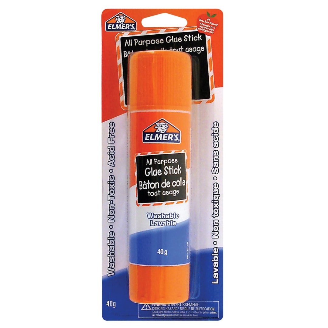 Elmer's All-Purpose Glue Stick, Washable, Non-Toxic, 40 g
