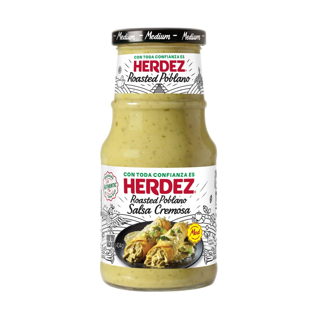 HERDEZ Roasted Poblano Salsa Cremosa