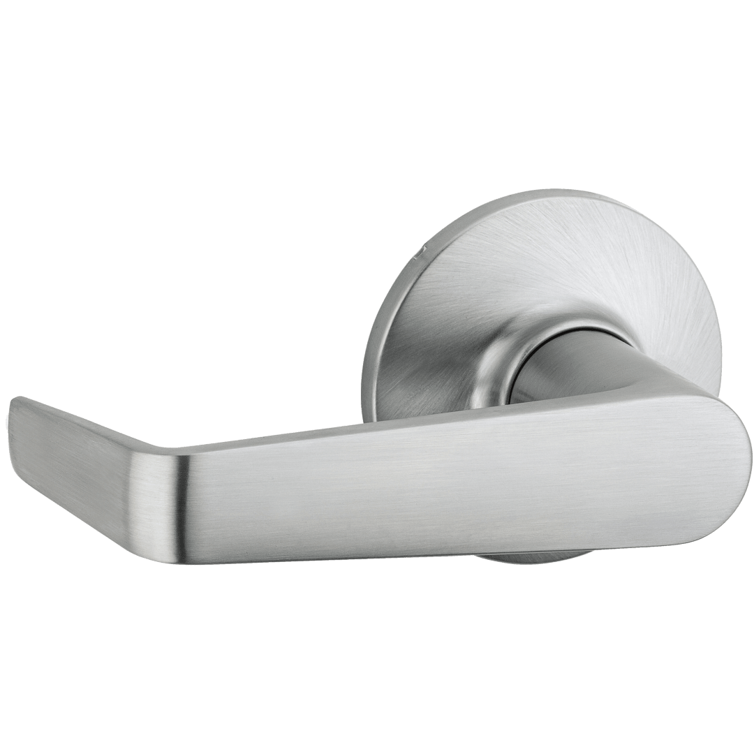 Carson Round Dummy Lever in Satin Chrome