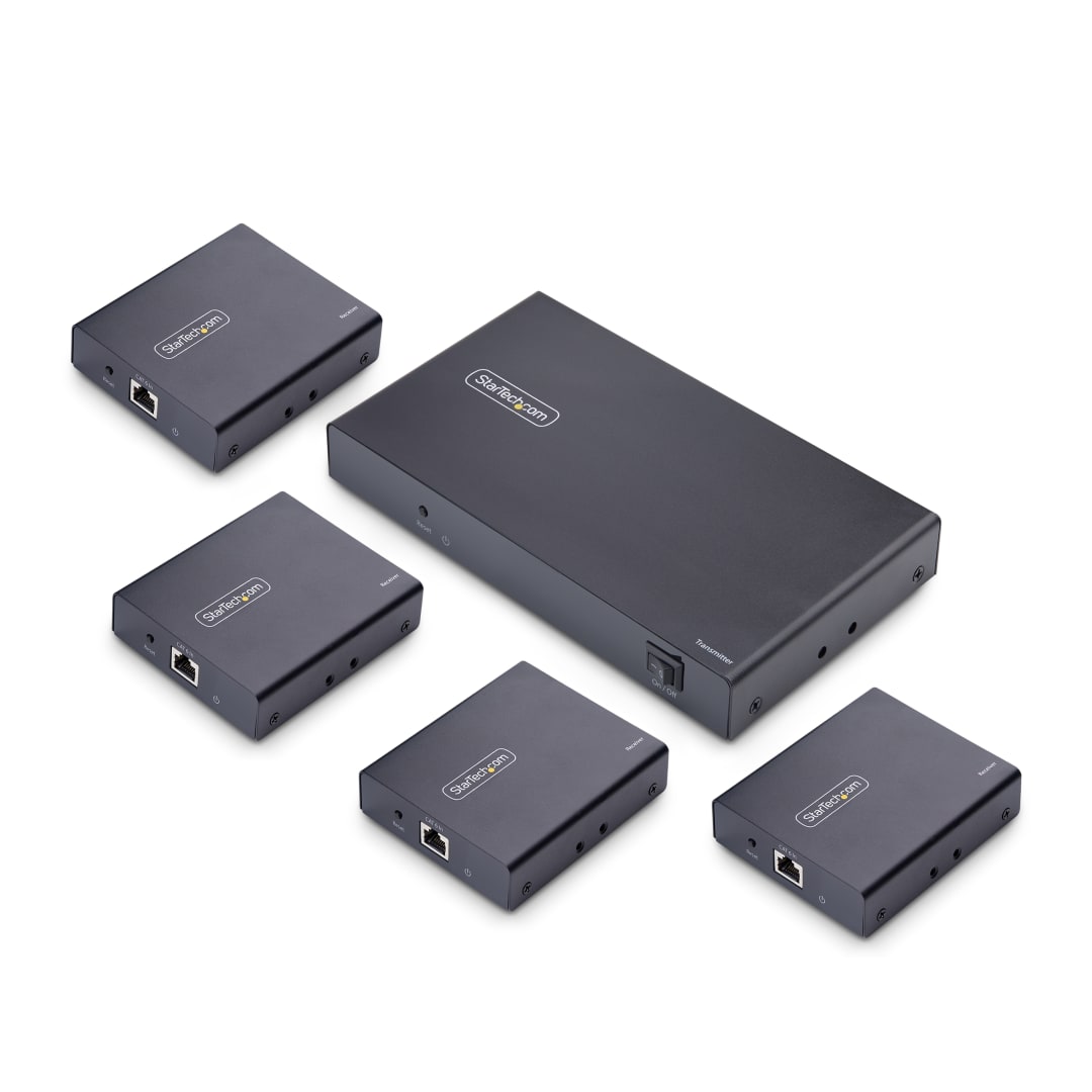 1x4 HDMI 4k60Hz CAT 6 Extender and Splitter 230ft 70m