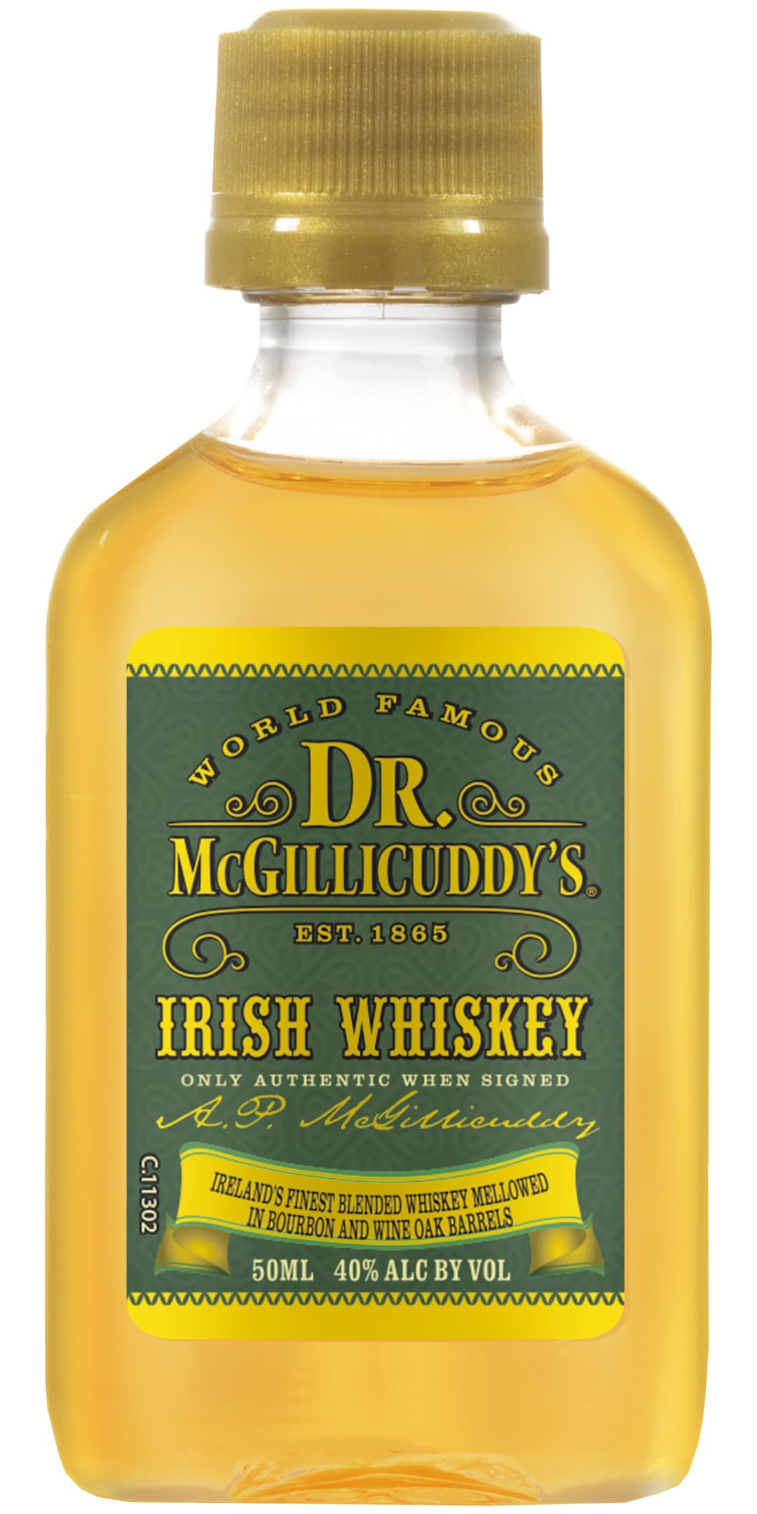 Dr. McGillicuddy's Irish Whiskey 50ml 80 Proof