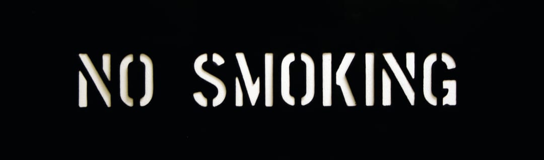 Stencil-NO SMOKING 2" Characters PVC