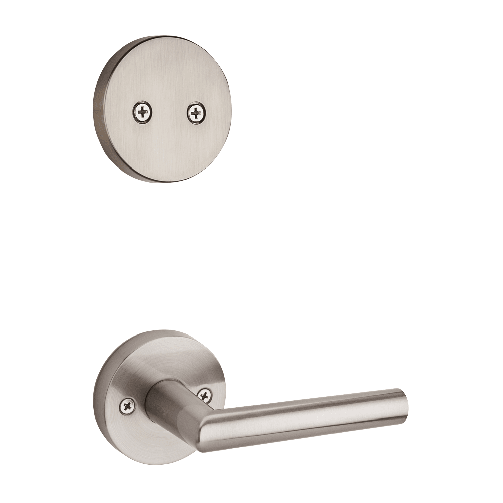 Milan Interior Pack with Interior Lever in Satin Nickel