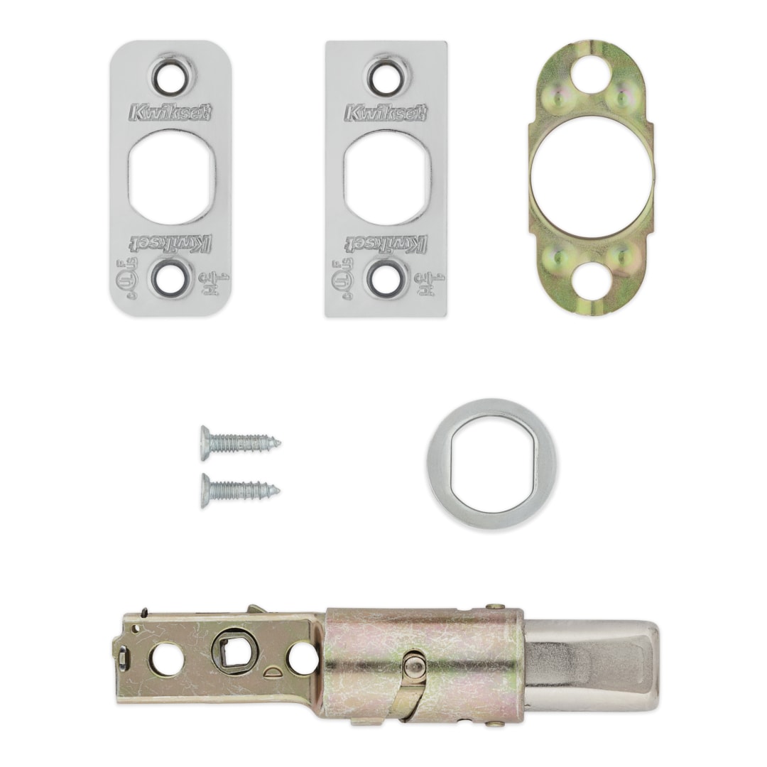 6-Way Adjustable FD Deadbolt Latch for Polished Chrome or Satin Chrome Finish