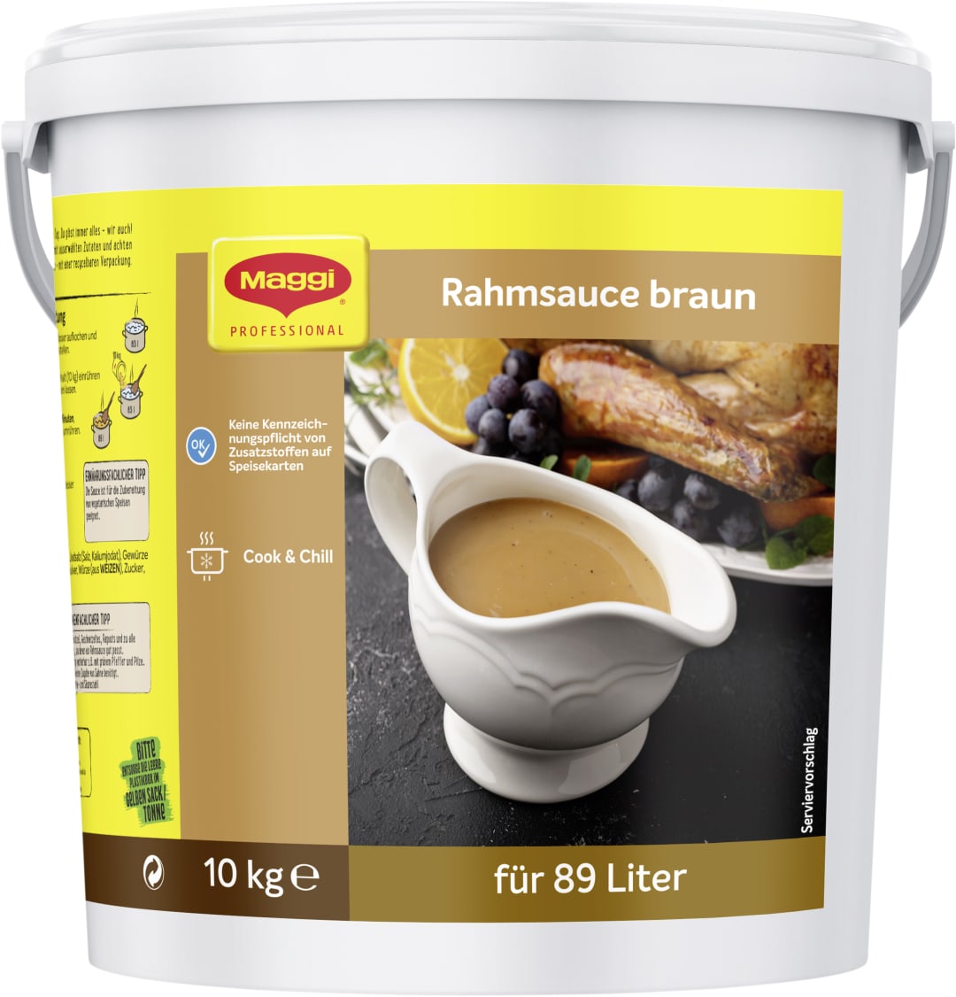 MAGGI Rahmsauce braun OK 10kg, für 89 Liter