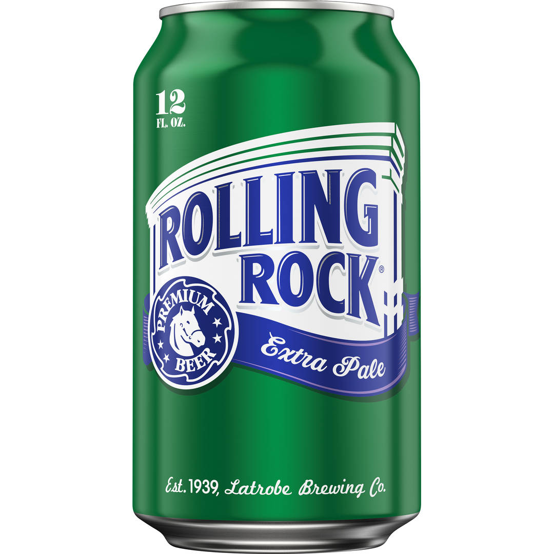 Rolling Rock Extra Pale Beer, 12 fl. oz. Can, 4.4% ABV