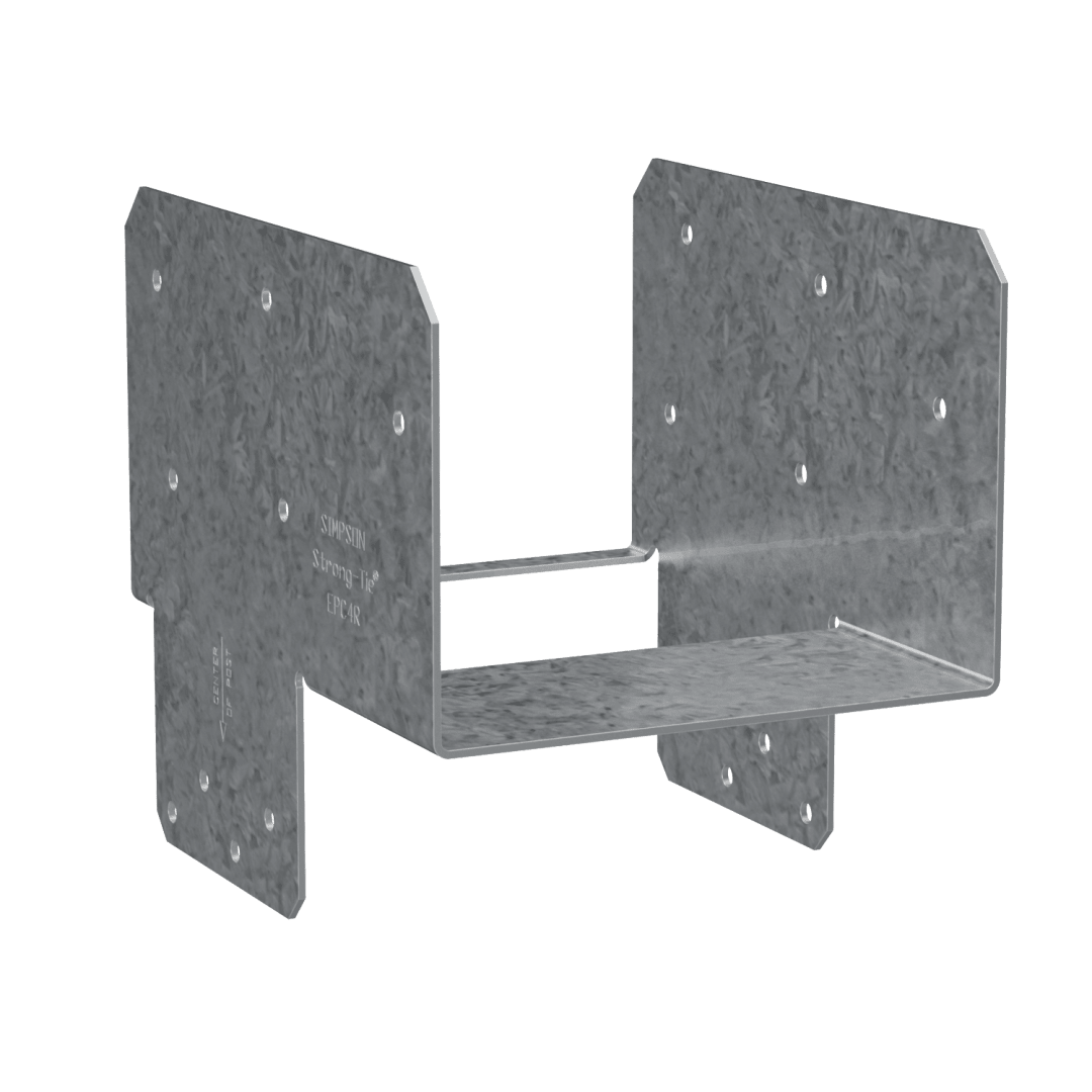 Simpson Strong-Tie EPC4RZ EPCZ™ ZMAX® Galvanized End Post Cap for 4x Rough (Pack of 10)