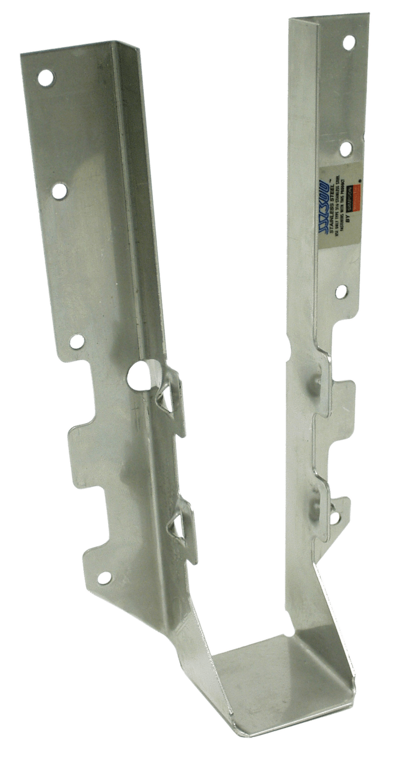 Simpson Strong-Tie LUS210SS LUS Stainless-Steel Face-Mount Joist Hanger for 2x10 (Pack of 25)