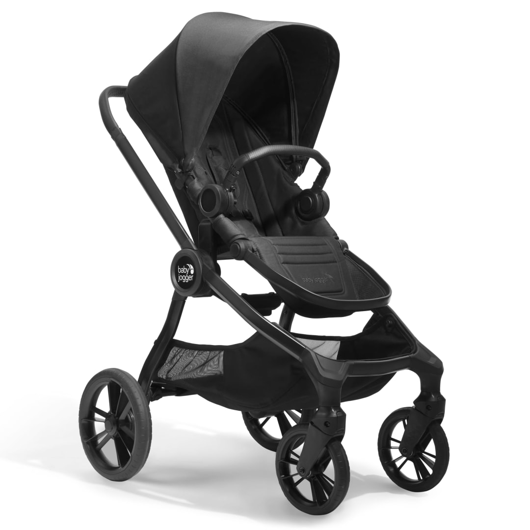 Baby Jogger® City Sights Compact Reversible Stroller | Foldable, Lightweight Pushchair | Belly Bar Included | Rich Black