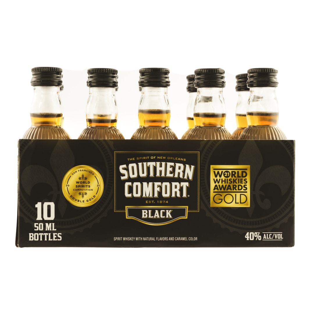 Southern Comfort Black Whiskey 10 Pack 50ml 80 Proof