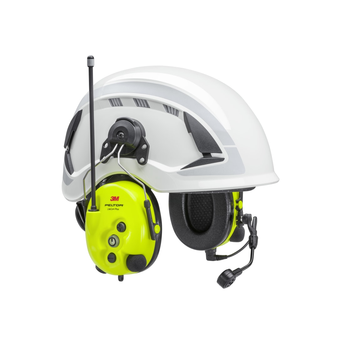3M™ PELTOR™ LiteCom Plus Kulaklık, 32 dB, PMR446 MHz, Sert Başlıklara Takılabilir, MT73H7P3E4410EU