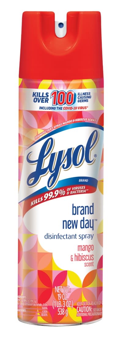 LYSOL® Disinfectant Spray - Brand New Day™ Mango & Hibiscus 12/19 oz.