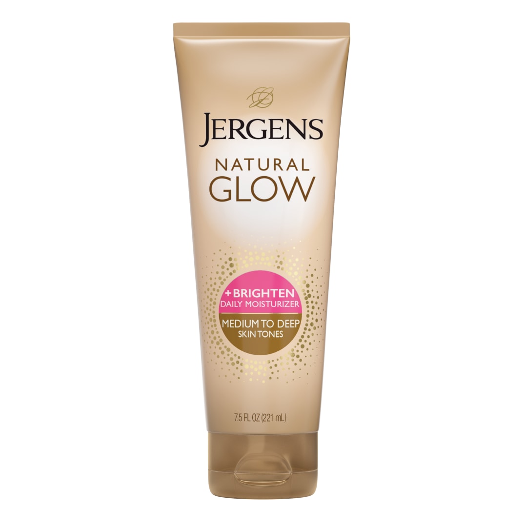 Jergens Natural Glow Self Tanner Body Lotion, Medium To Deep, 7.5 oz