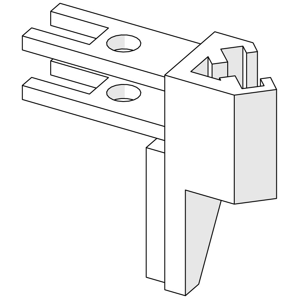 Door Panel Connector 2/Black