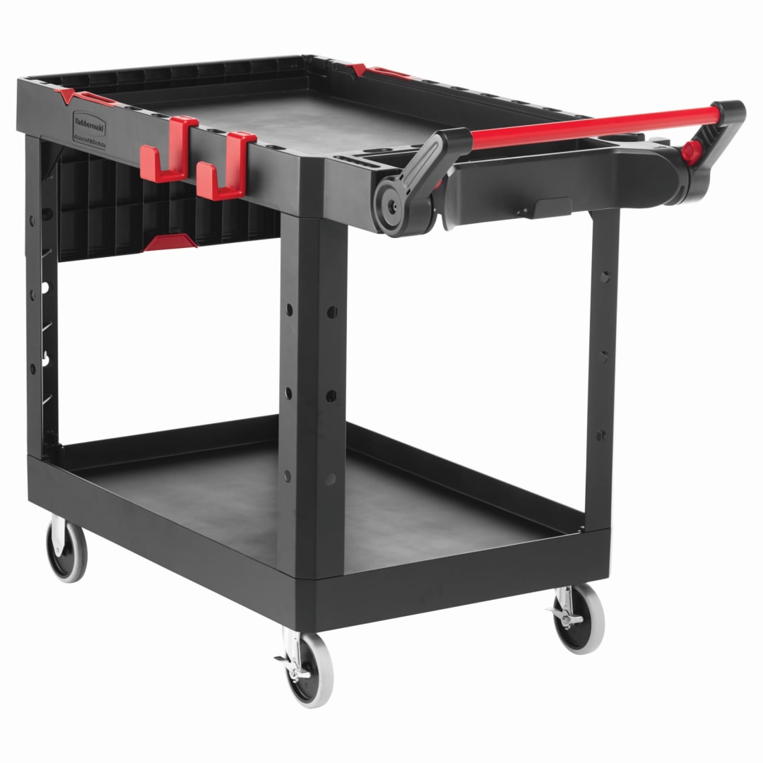 Heavy Duty Adaptable Utility Cart, Medium, Black