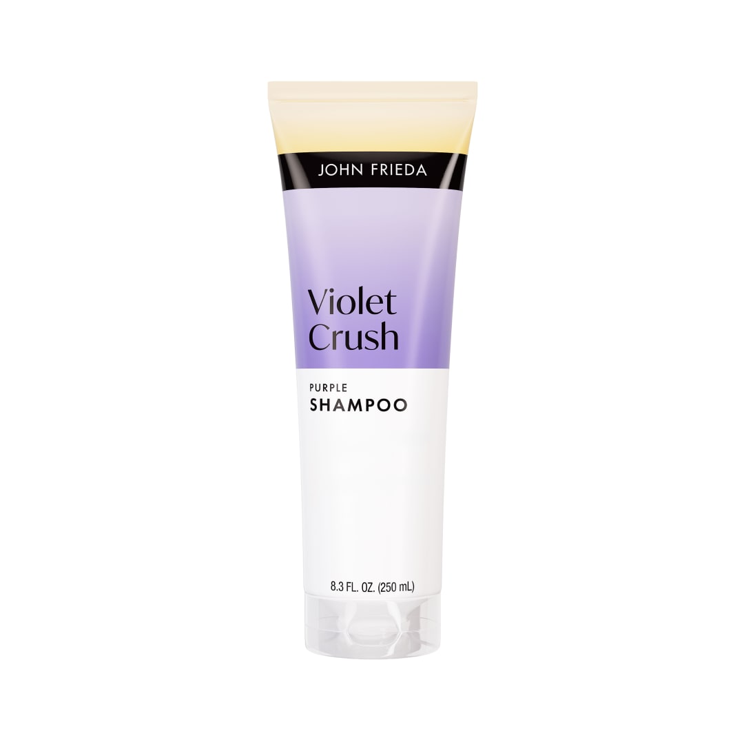 John Frieda Violet Crush Toning Purple Shampoo for Blonde Hair, 8.3 fl oz
