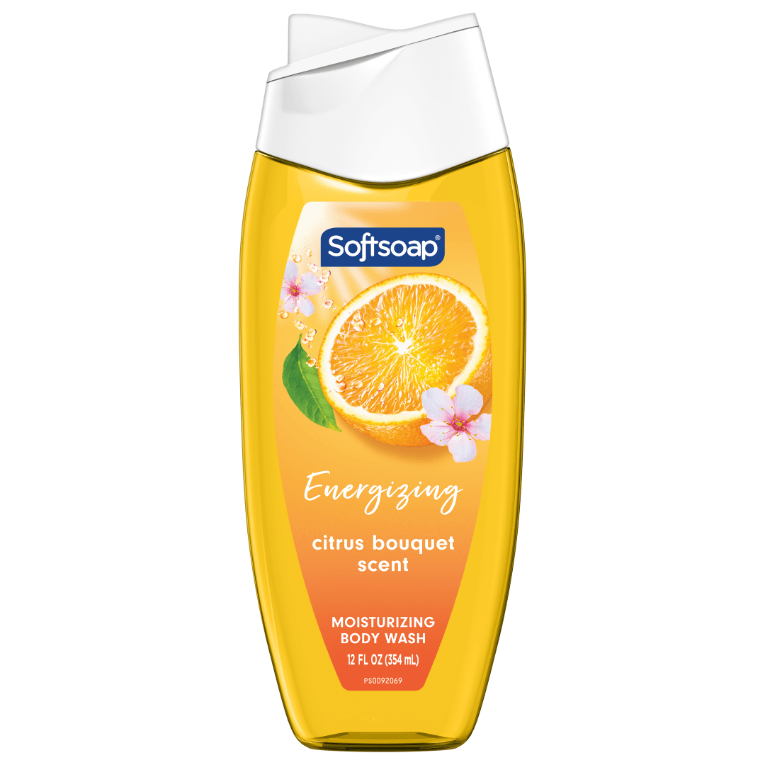Softsoap Moisturizing Body Wash, pH Balanced, Paraben Free, Body Wash and Shower Gel, Citrus Bouquet Scent, 12 fl oz