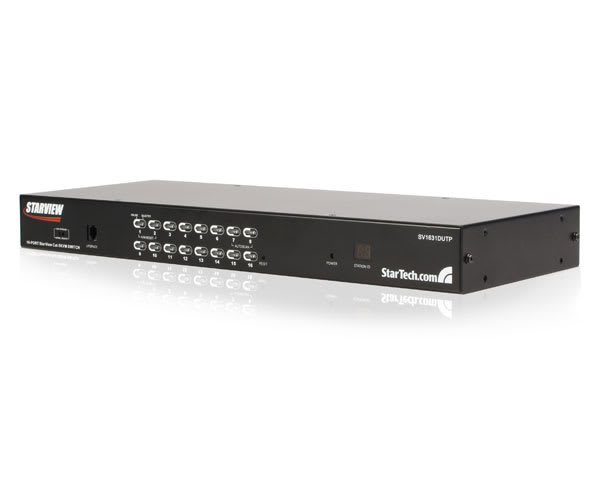 16-Port Cat 5 UTP KVM Switch