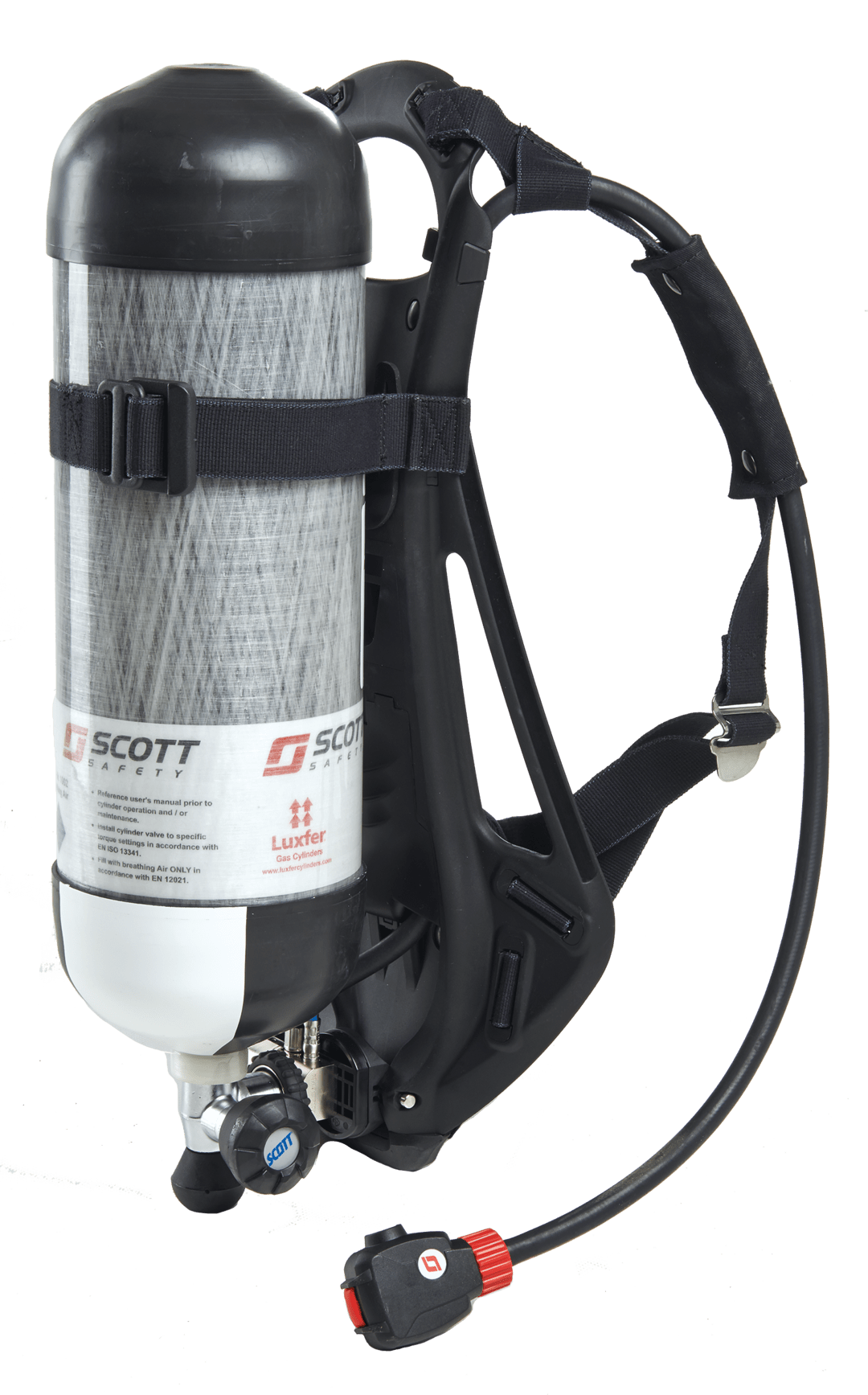 3M™ Scott™ ProPak Sigma SCBA, Bölünmüş Hava Otomatı Bağlantısı (SDC) ile, 2027153