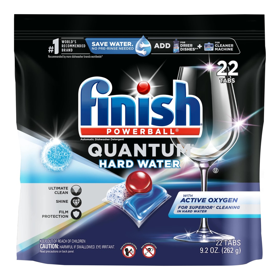 FINISH® QUANTUM® HARD WATER - 8/22 ct.