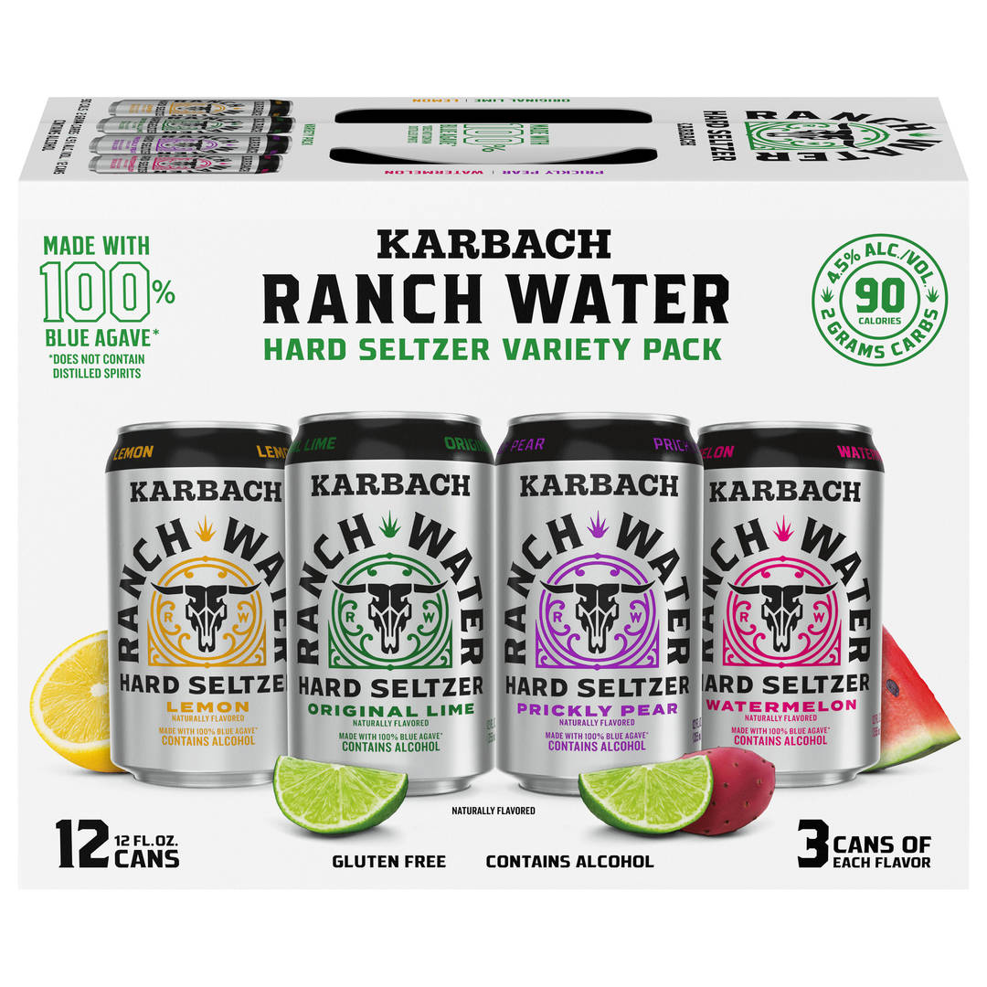 Karbach Ranch Water Hard Seltzer Variety Pack, 12oz. Can 12 pack