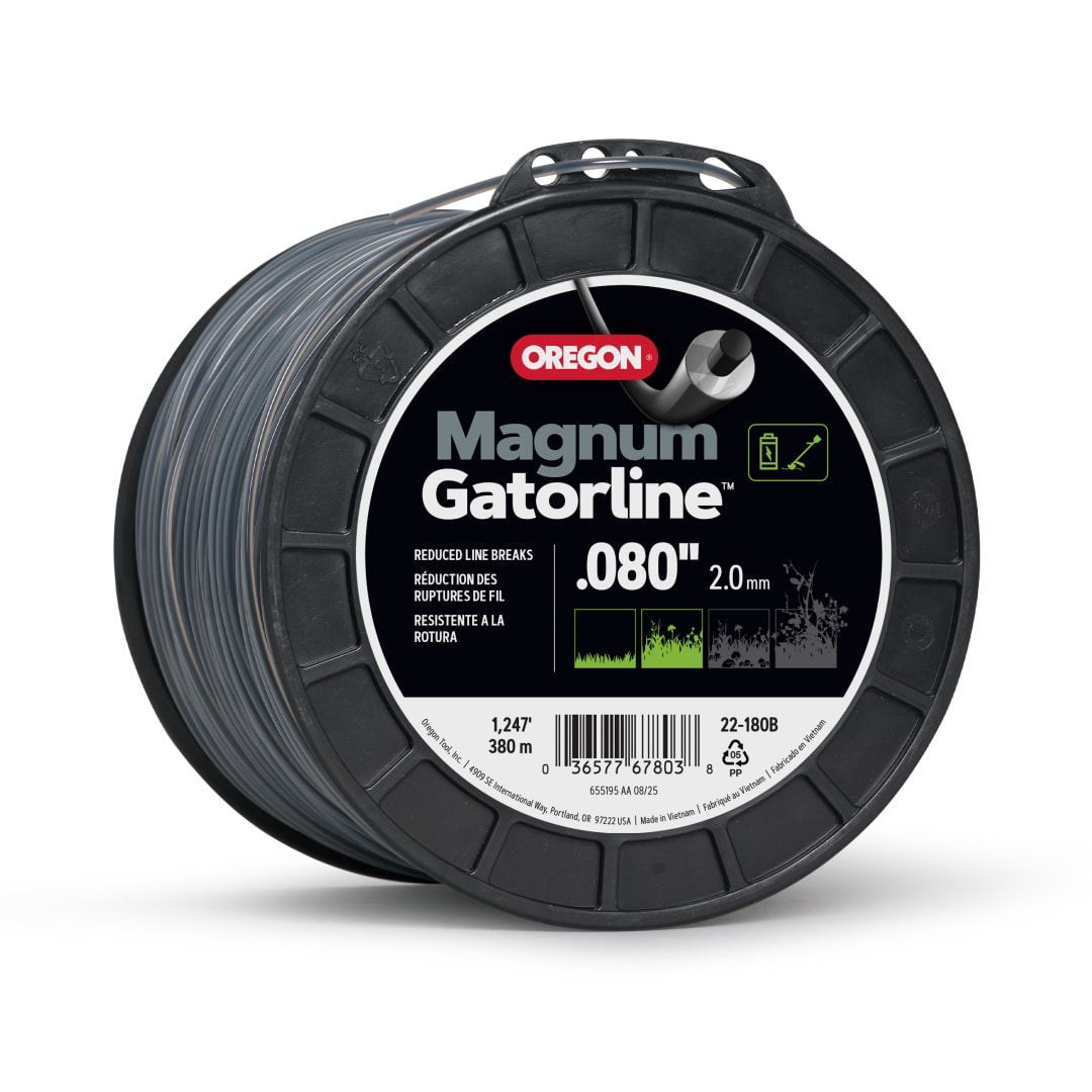 Oregon Magnum Gatorline Round Trimmer line, 0.080in, 1247ft Spool
