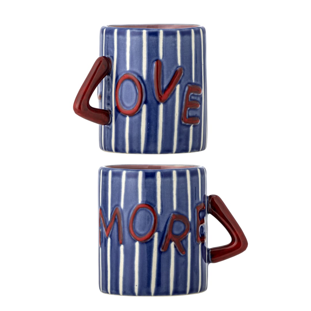 82063507 - Cherish Mug, Blue, Stoneware STOCK: 0