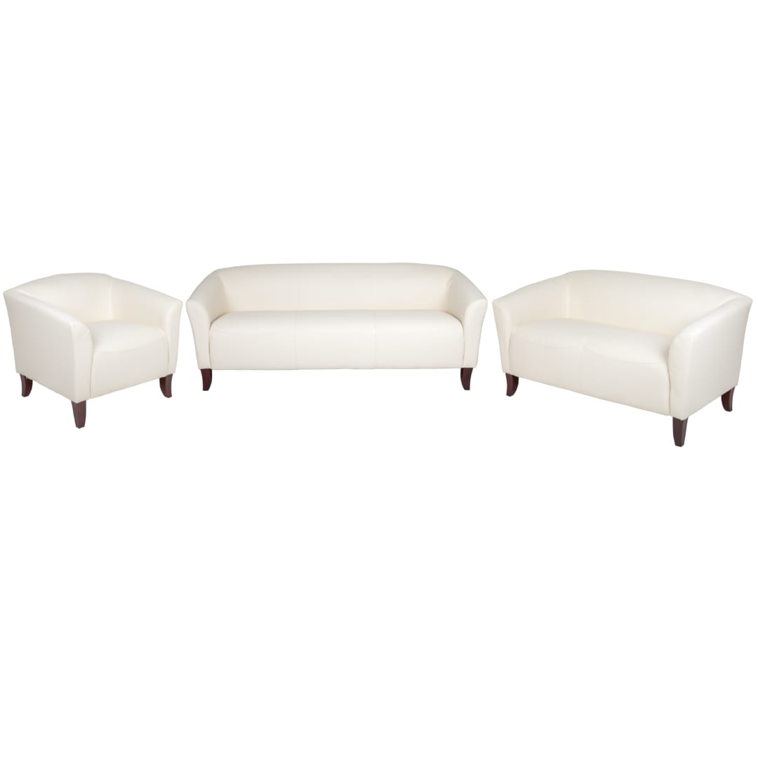 HERCULES Imperial Series Reception Set in Ivory LeatherSoft