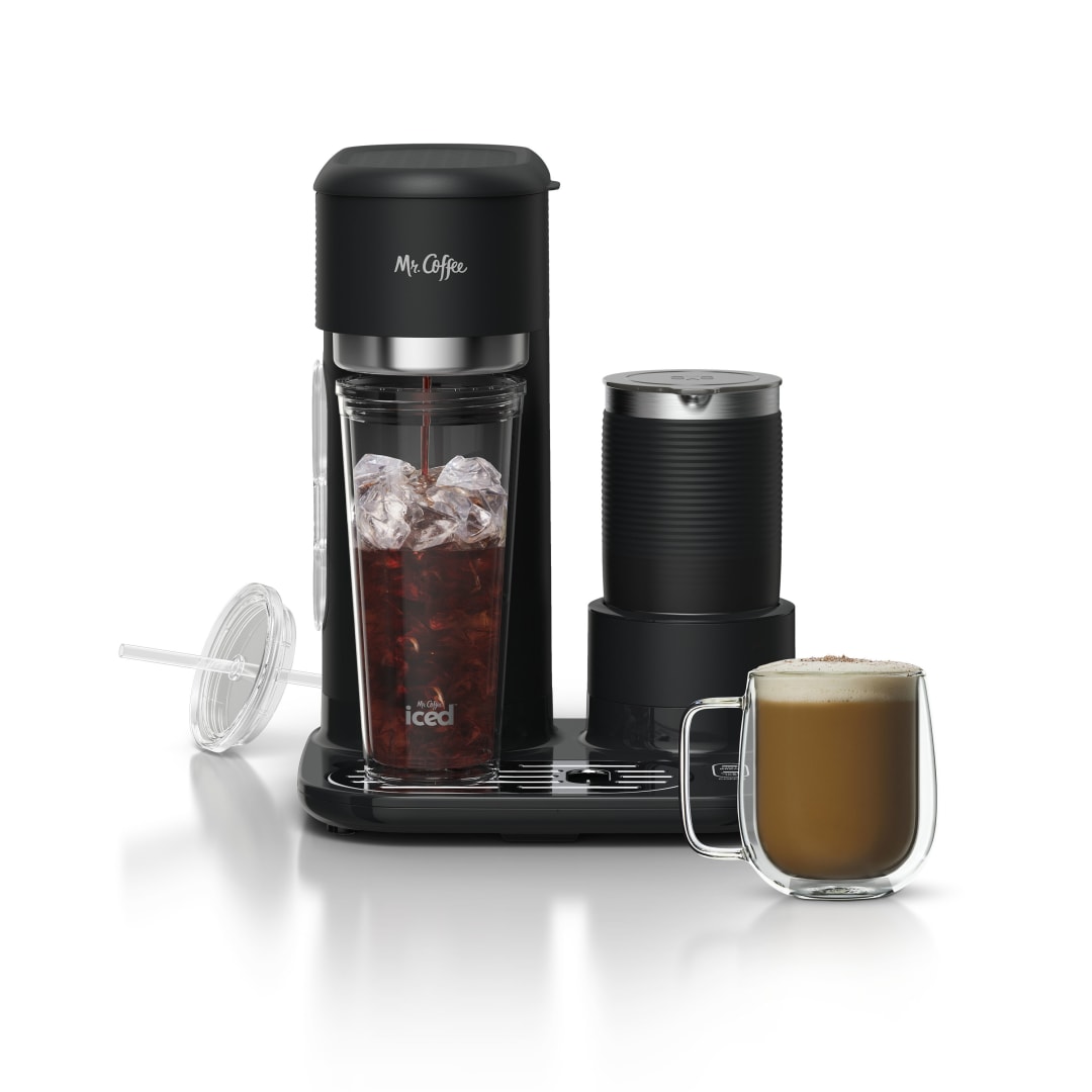 Mr. Coffee® 4-in-1 Single-Serve Latte™, Iced, and Hot Coffee Maker with Milk Frother