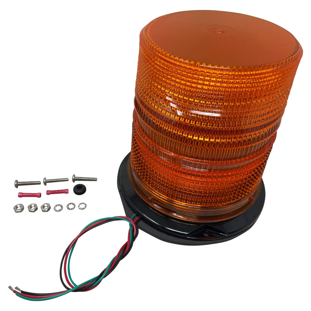 Truck-Lite Signal Stat Yellow, Gas Discharge Beacon, Medium Profile
