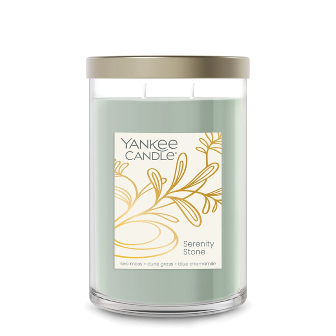 Yankee Candle Serenity Stone, 20 oz Large Tumbler Candle with up to 80 Hour Burn Time