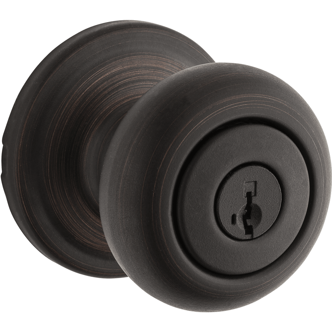 Phoenix Keyed Entry Knob featuring SmartKey Security™ in Venetian Bronze