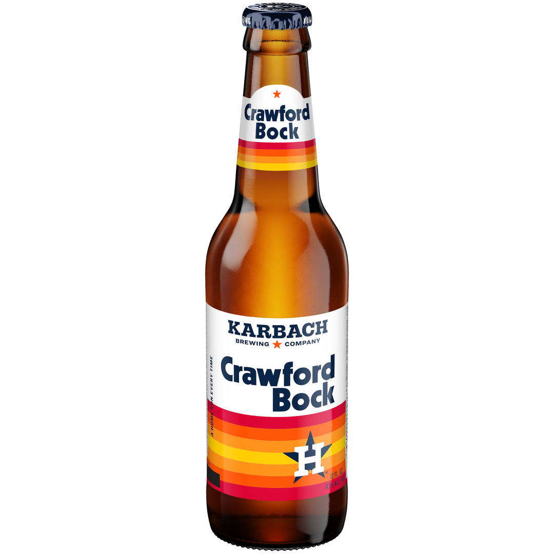 Karbach Crawford Bock 12 oz Glass Bottle Front LABEL MS 4_5ABV APL Rewind 7