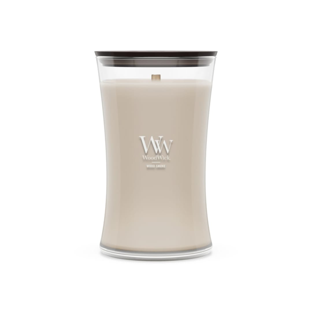 WoodWick Wood Smoke Large Hourglass Scented Candle