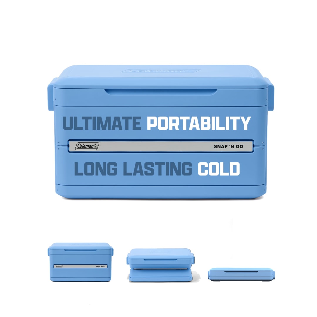 Coleman® Snap 'N Go™ 35-Quart Collapsible Hard Cooler