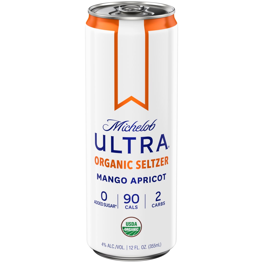 Michelob Ultra Organic Mango Apricot Seltzer 12 fl oz