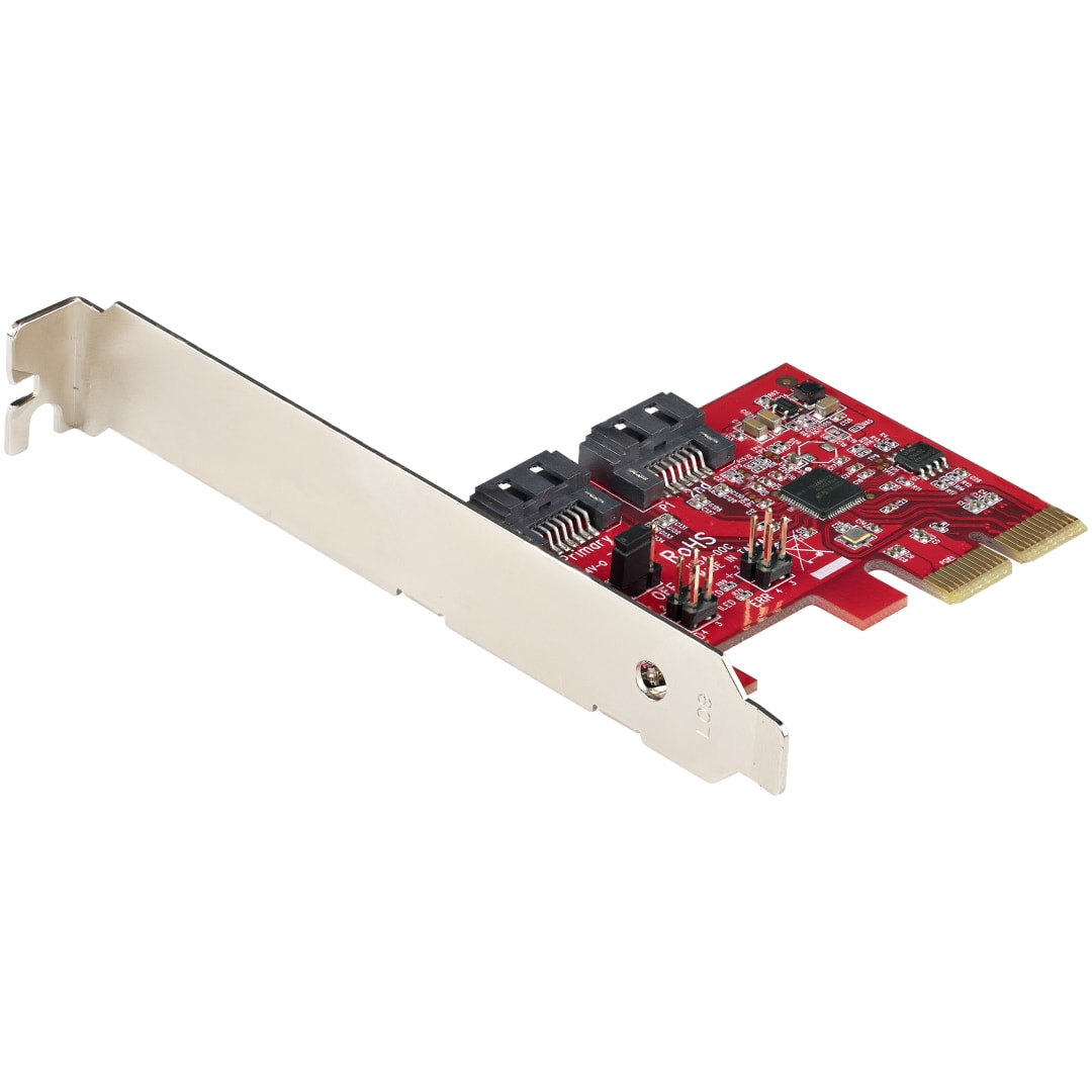 2 Port SATA 6Gbps PCIe SATA Controller Card w  RAID
