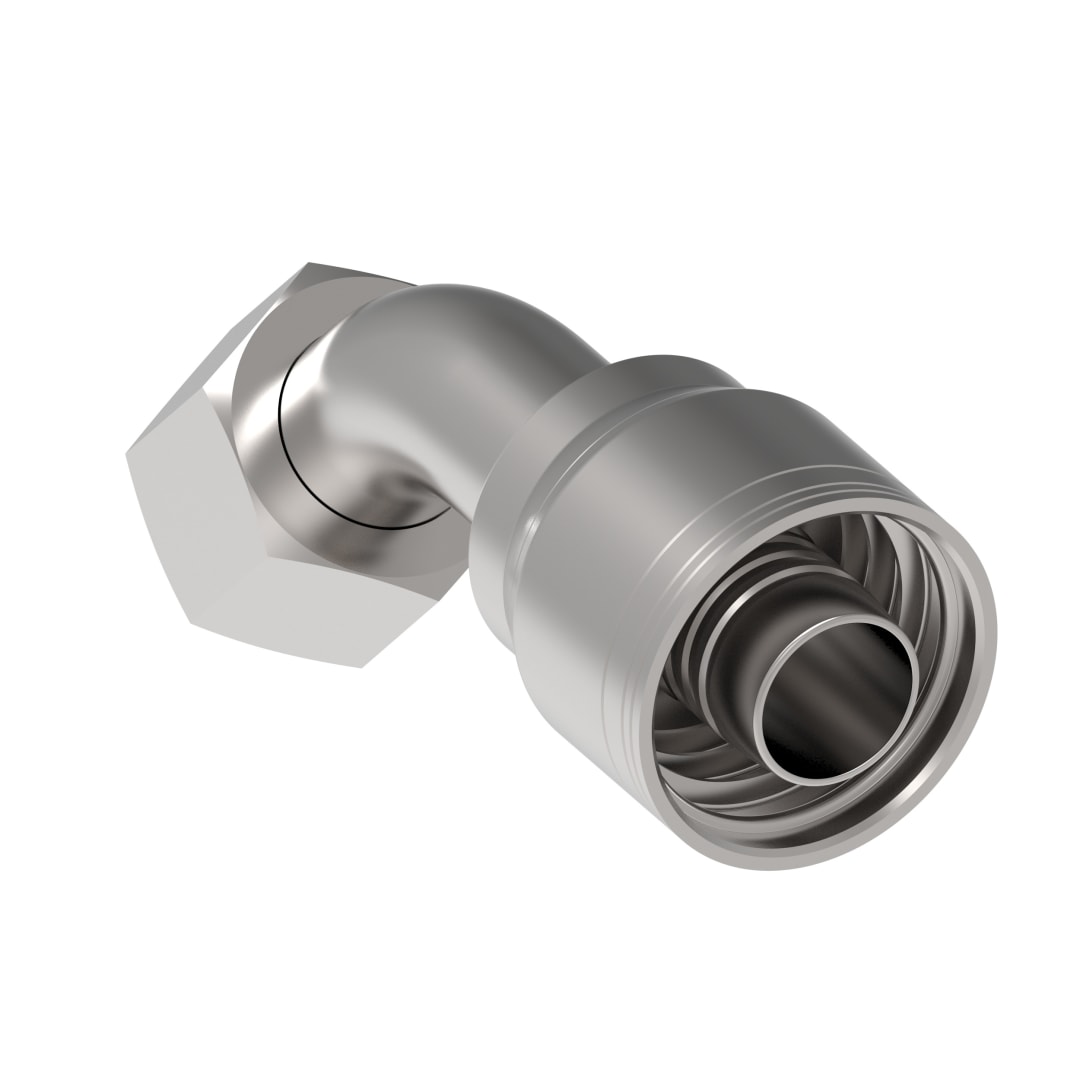 Aeroquip 1in FJIC 45d X 1in Hydraulic Hose Fitting
