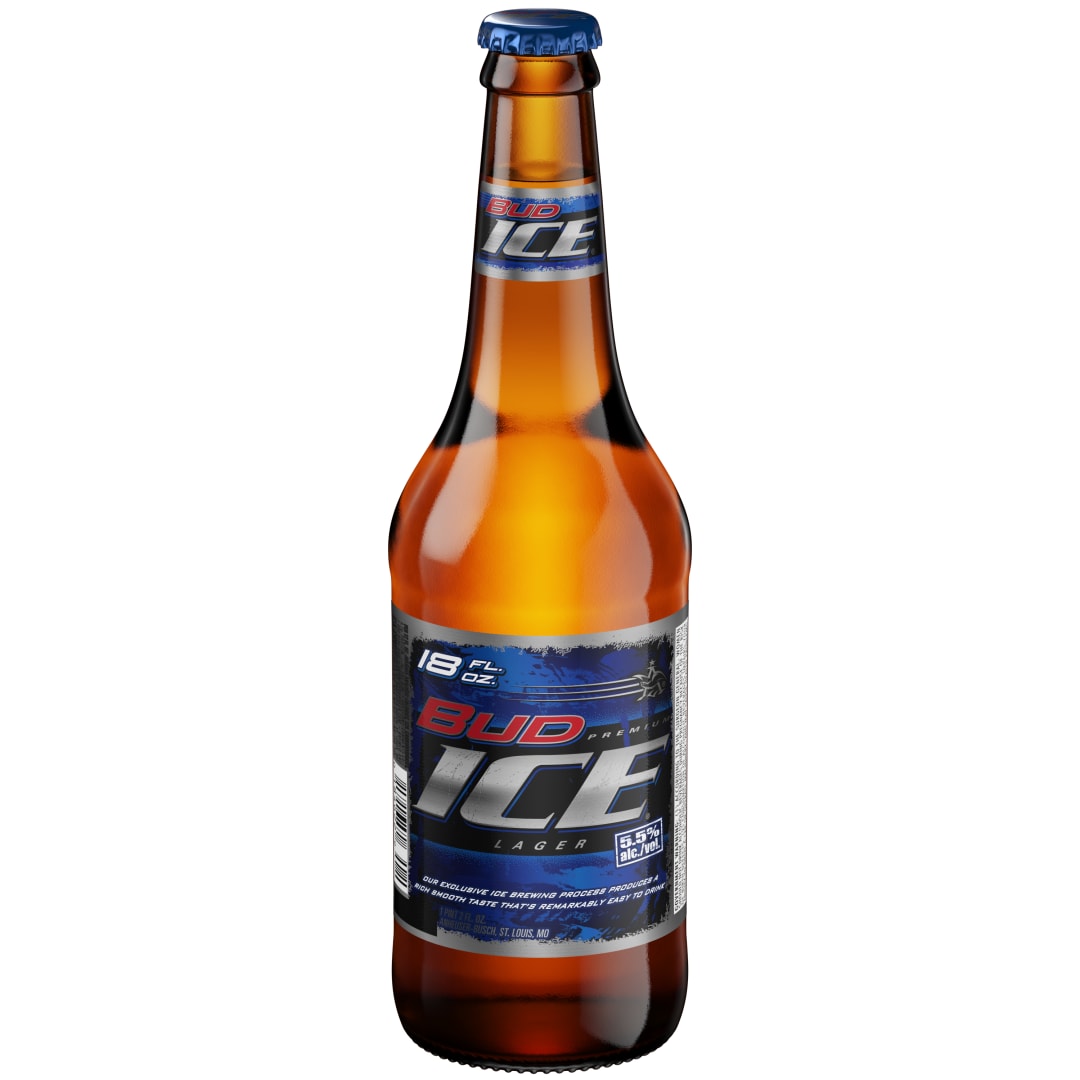 Bud Ice® Beer, 18 fl. oz. Bottle