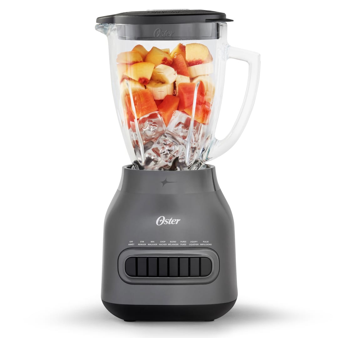 Oster® Easy-to-Clean Blender with 6-Cup Boroclass® Glass Jar