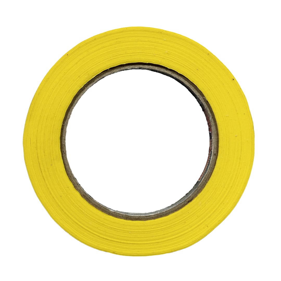 Fita de mascaramento amarela automotiva de alto desempenho 3M™, 16 mm x 40 m, 80 rolos/caixa