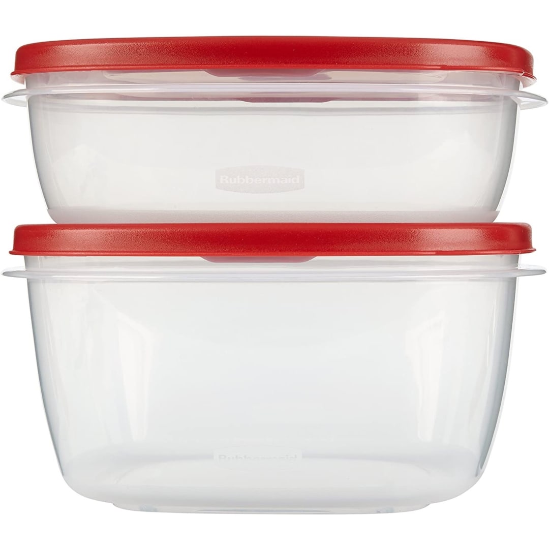 Rubbermaid® EasyFindLids™ Food Storage Container, 4-Piece Set, Red