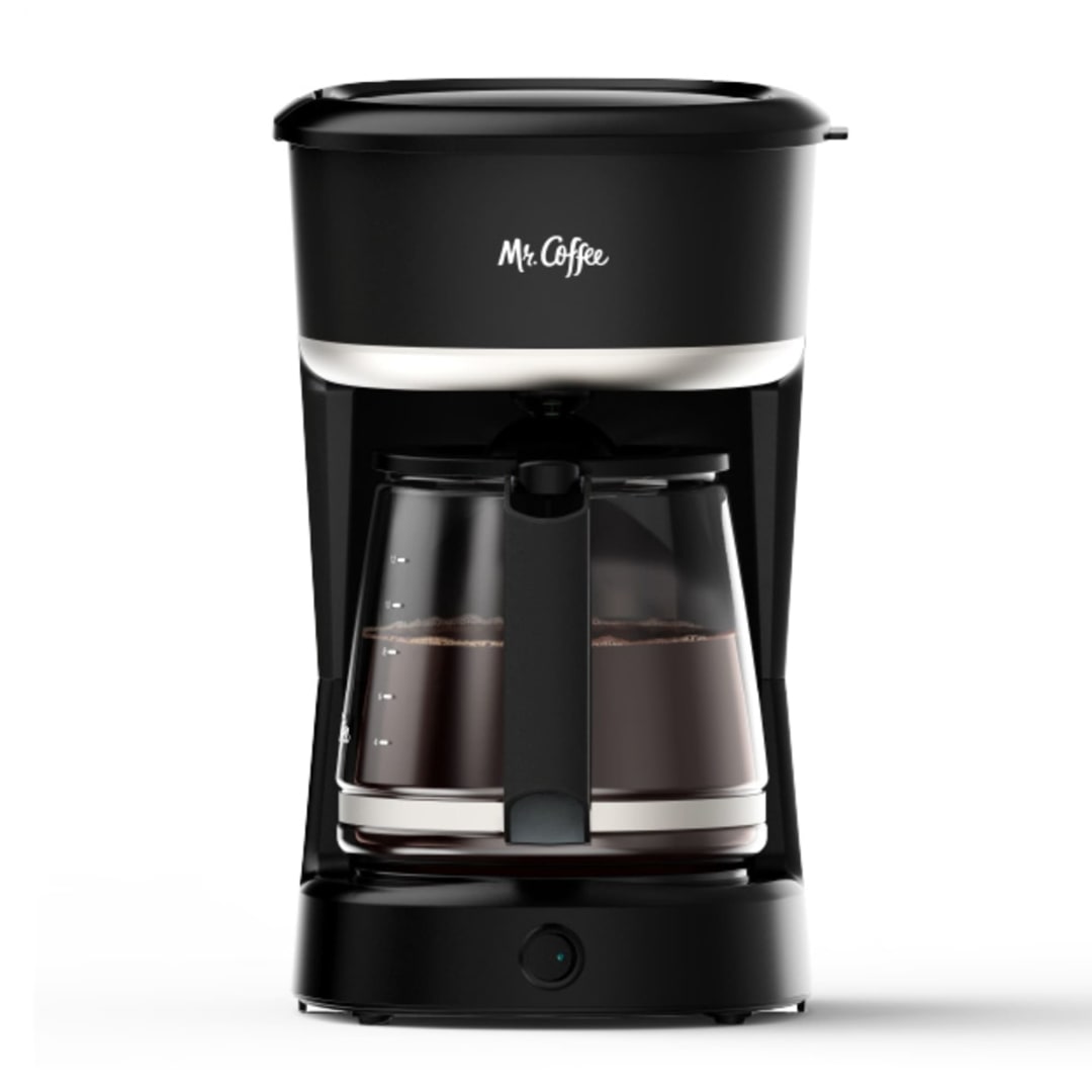 Mr. Coffee® 12 Cup Coffee Maker with One-Touch On/Off Switch, Drip Coffee Maker with Large Showerhead, Auto-Pause, Warming Plate, Black

REVISED
Mr. Coffee® 12 Cup Switch Coffee Maker with One-Touch On/Off Switch, Drip Coffee Maker, Auto-Pause, Warming Plate, Black
