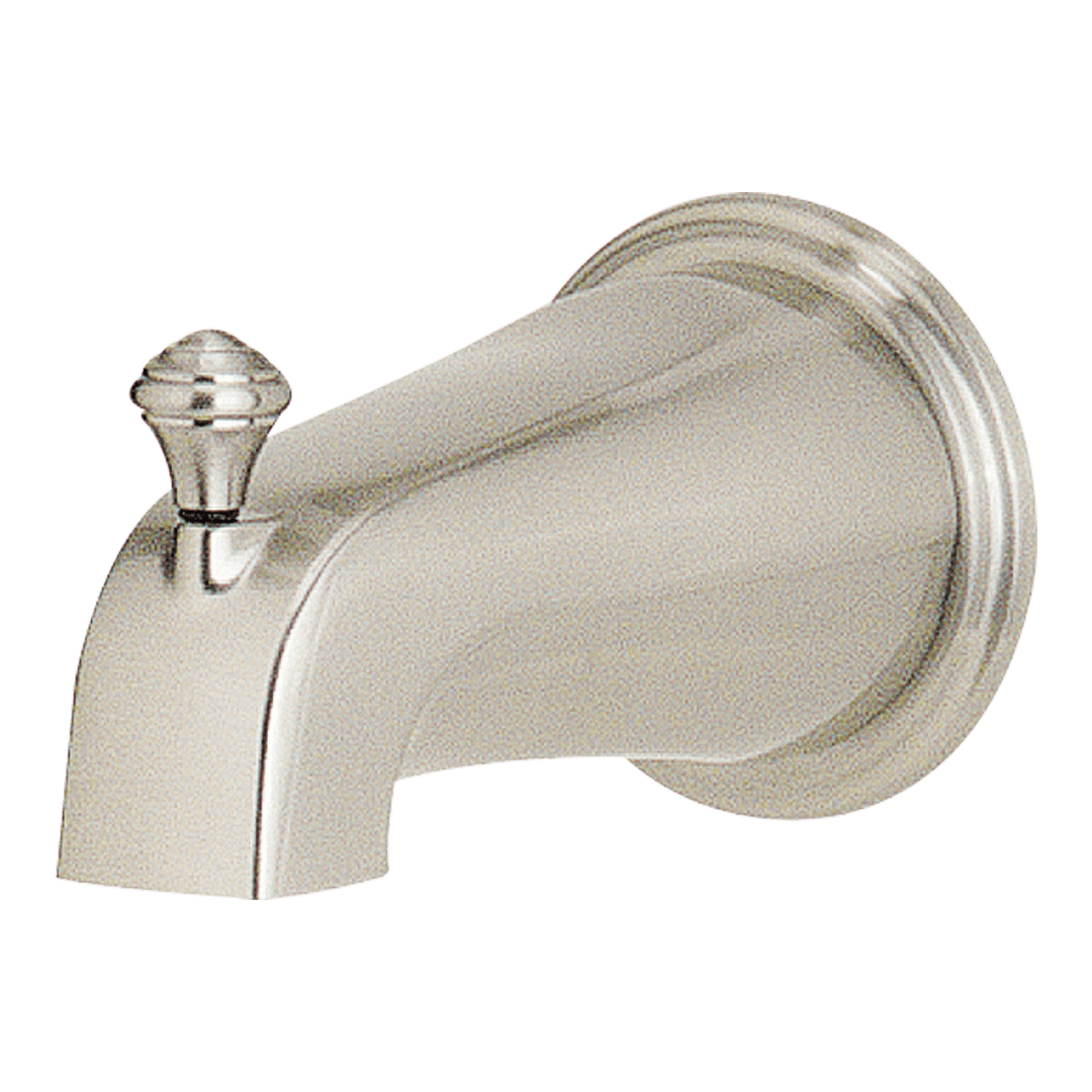 Quick Connect Tub Spout in Brushed Nickel