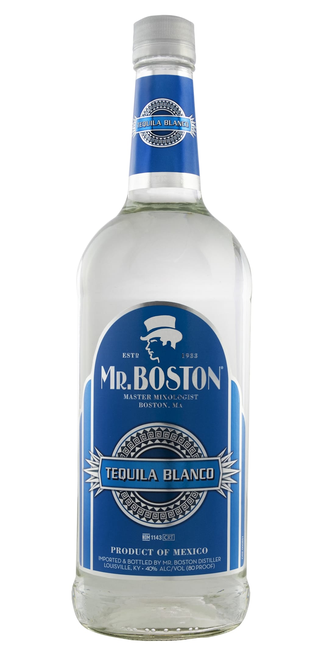 Mr. Boston Silver Tequila 1l 80 Proof