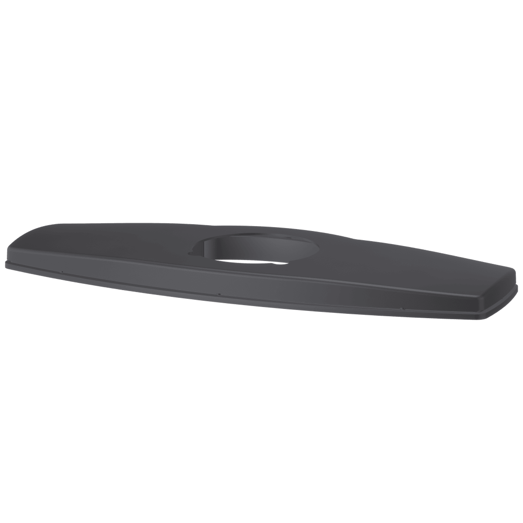 Deckard Single Control Lavatory Deckplate in Matte Black