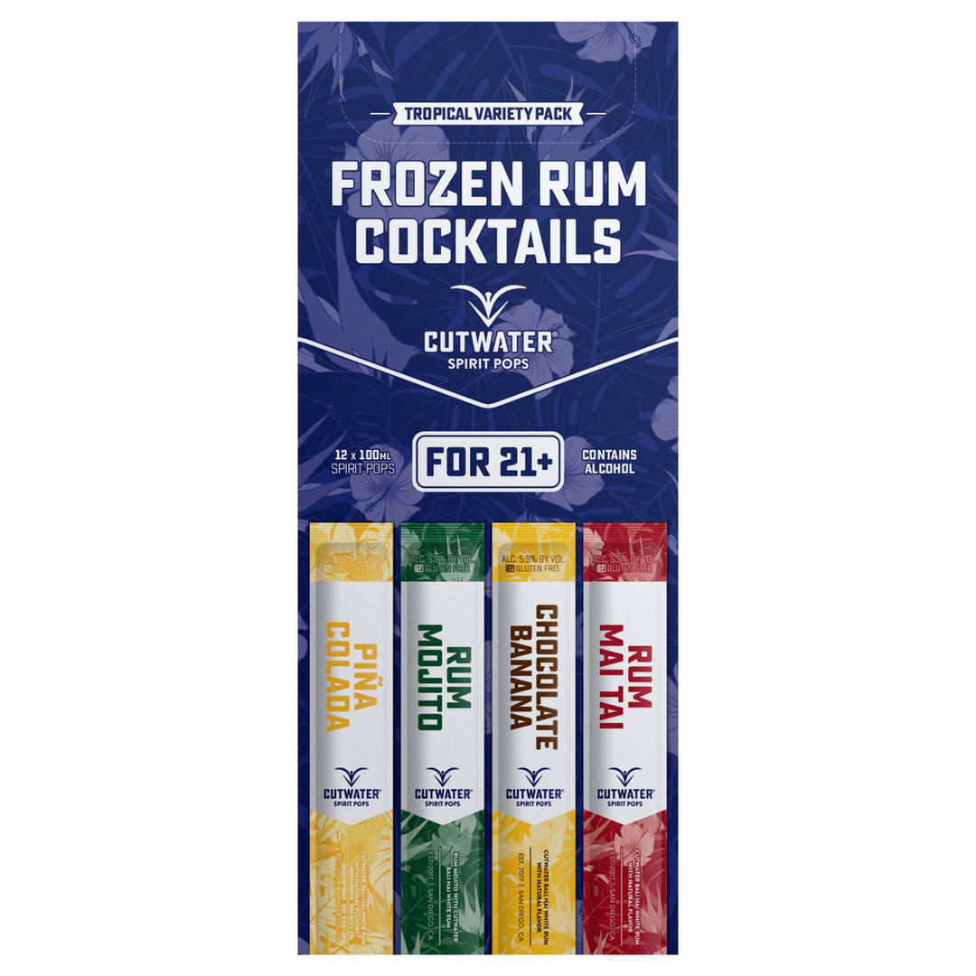 Cutwater Tropical Rum Frozen Pops 12 pack