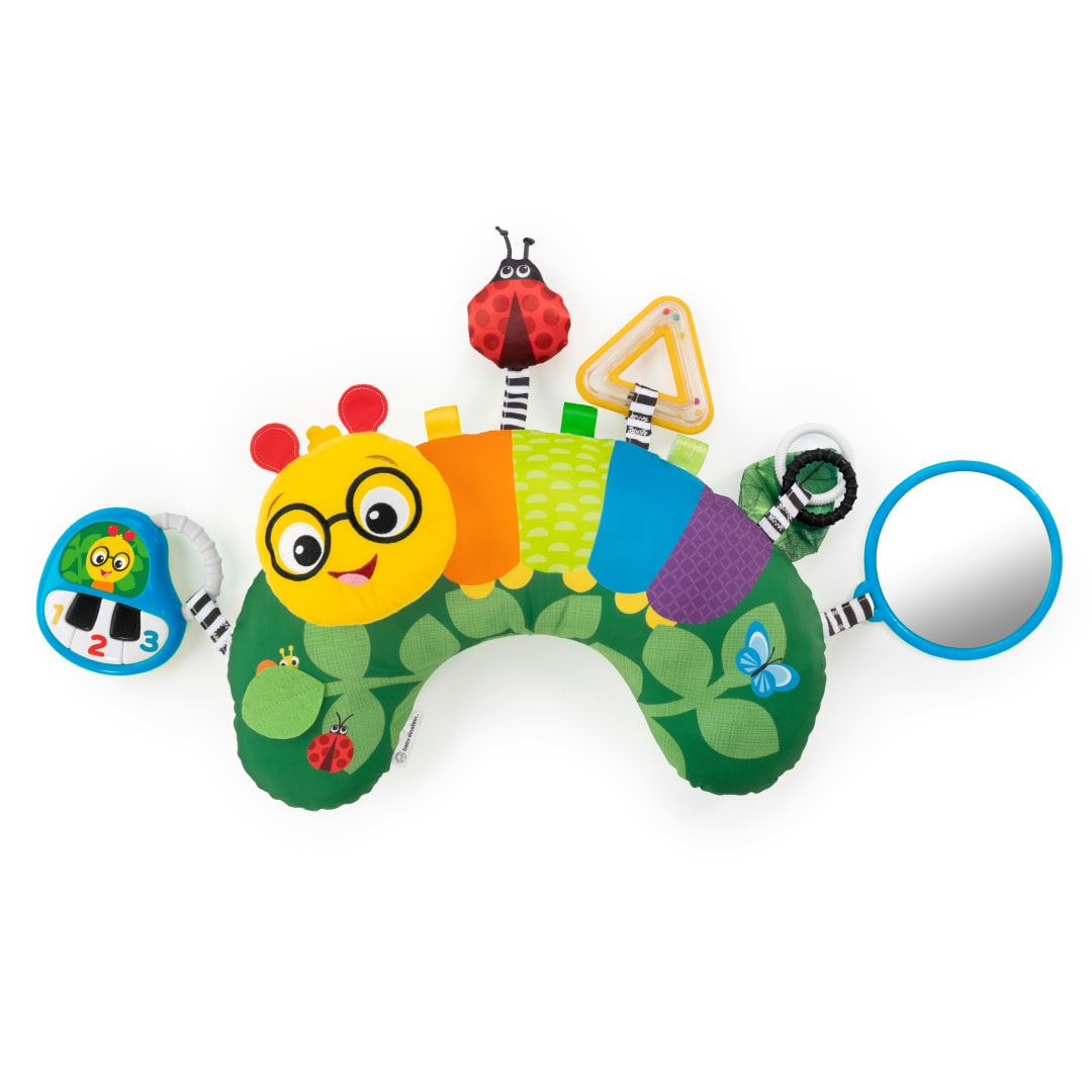 Coussin d'activités jeux sur le ventre Cal-a-Pillow de Baby Einstein, multisensoriel, enfants de 0 mois et plus