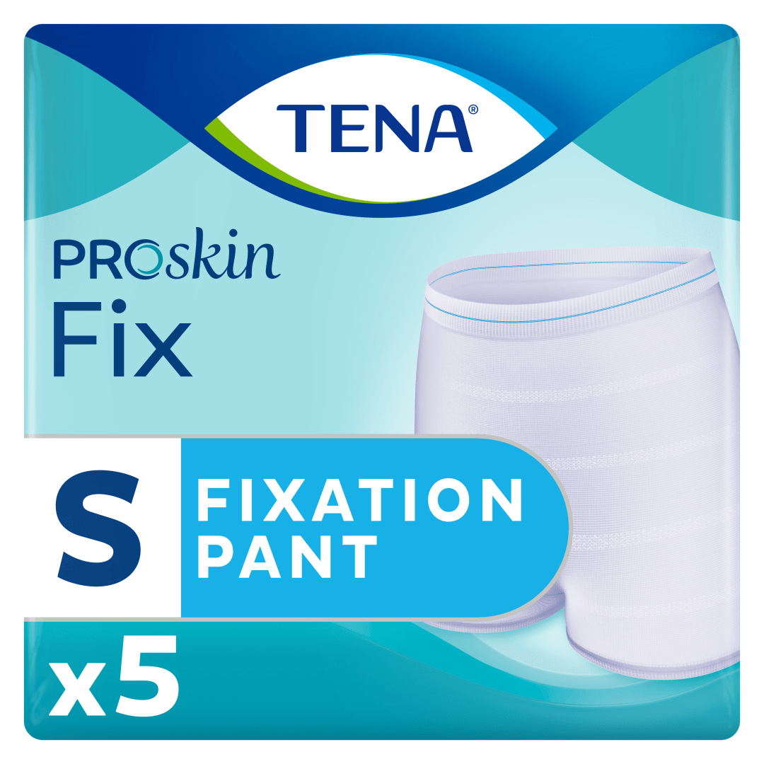 TENA Fix – Reusable Breathable Fixation Pants for Secure Pad Placement with Seamless Design, Comfortable Fit &amp; Washable up to 50 Times - Small, Pack of 5